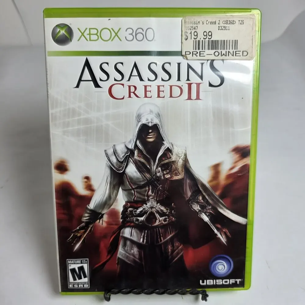 Assassin's Creed II Xbox 360 Complete CIB Tested Ubisoft Action Adventure